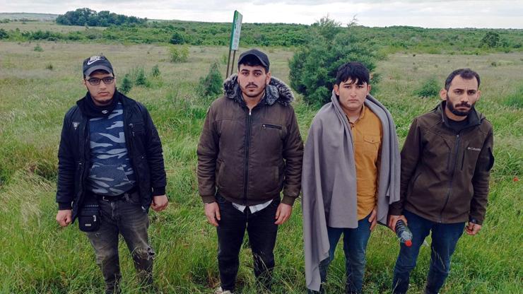 Edirne'de 4 kaçak göçmen yakalandı