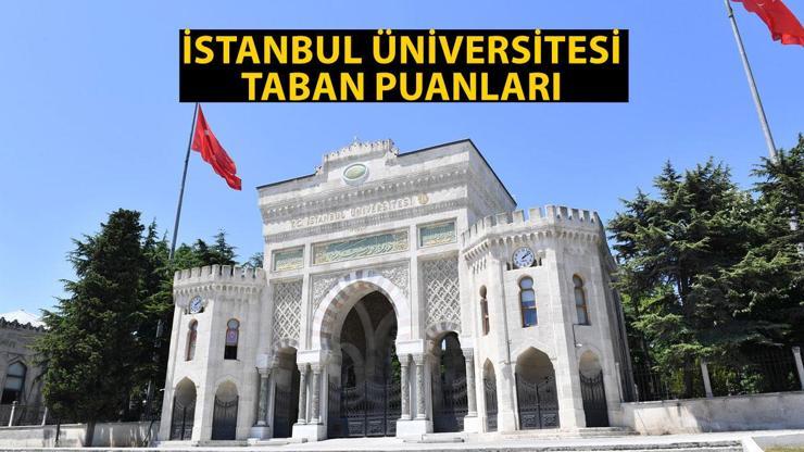 İstanbul Üniversitesi taban puanları ve başarı sıralaması 2024 (Sayısal, sözel, eşit ağırlık bölümleri)