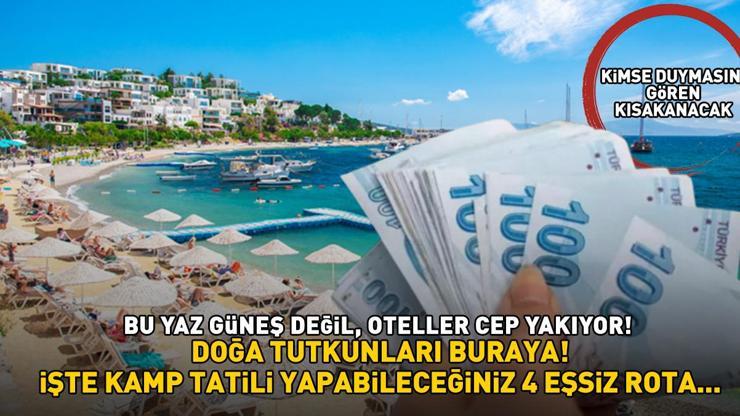 Bu yaz güneş değil, oteller cep yakıyor Aman kimse duymasın, gören imrenecek: Kamp tatili yapabileceğiniz 4 Karadeniz yaylası