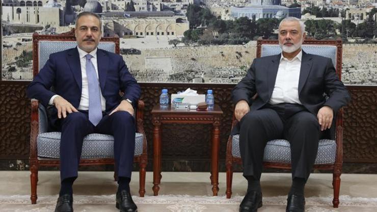 Bakan Fidan Hamas Siyasi Büro Şefi Heniyye ile görüştü