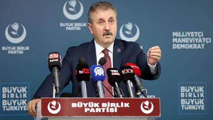 Mustafa Destici: İşi evlatlarımıza kadar indirmek en büyük namussuzluktur