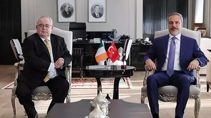 Bakan Fidan, İrlanda Meclis Başkanı ile görüştü