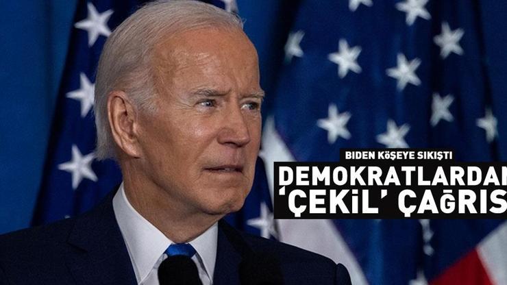 Biden köşeye sıkıştı Demokratlardan çekil çağrısı