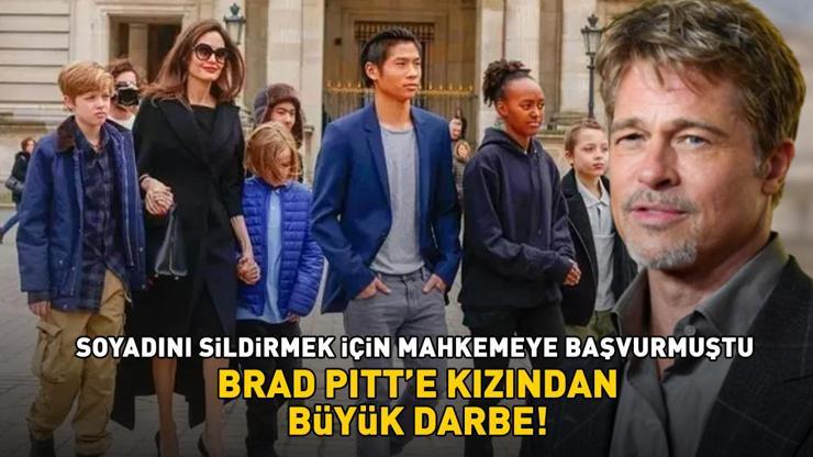 Hollywoodun ünlü yıldızı Brad Pitte kızından büyük darbe Mahkemeye başvurmuştu, gazeteye de ilan verdi