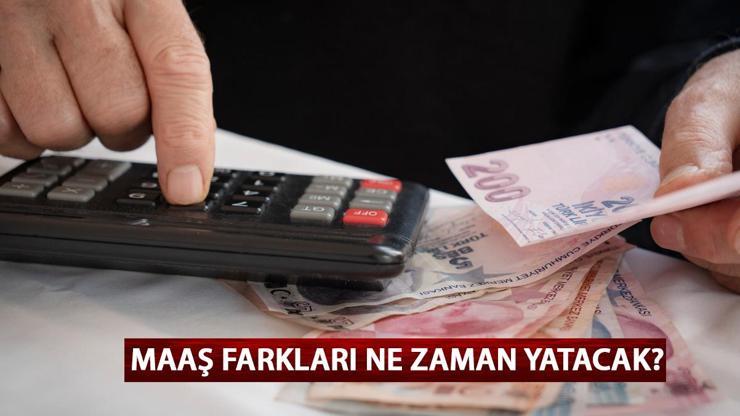 EMEKLİ MAAŞ FARKLARI NE ZAMAN YATACAK Emekli zammı maaş farkı ödeme tarihleri Temmuz 2024