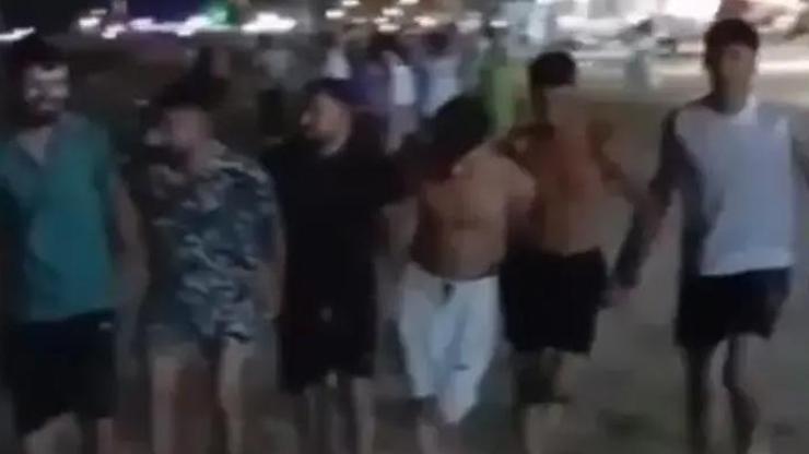 Mersinde terör örgütü marşı eşliğinde halay çeken 9 şüpheli yakalandı