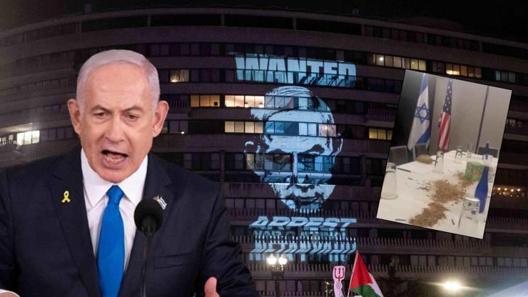 Netanyahuya Washington’daki otelinde çifte şok