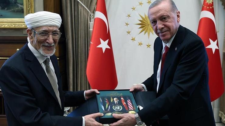 Cumhurbaşkanı Erdoğan, Faslı filozof Taha Abdurrahmanla görüştü