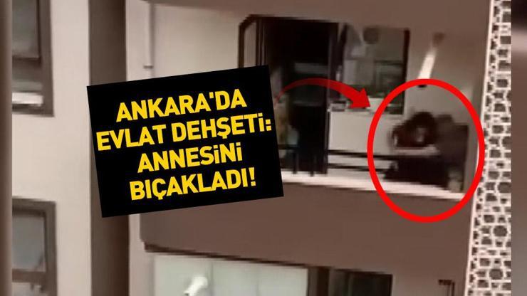 Video Haber: Ankarada evlat dehşeti Tartıştığı annesini bıçakladı