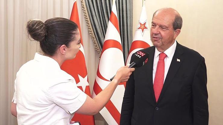 SON DAKİKA HABERİ: KKTC Cumhurbaşkanı Ersin Tatar CNN TÜRKte: Gücümüzü dosta düşmana gösterdik