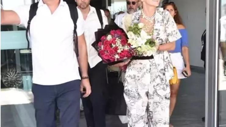 Dünya Yıldızı Sharon Stone, Bodrumda