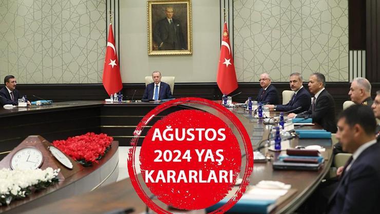 YAŞ KARARLARI AĞUSTOS 2024 – Yüksek Askeri Şura atama, terfi ve emeklilik kararları açıklandı mı