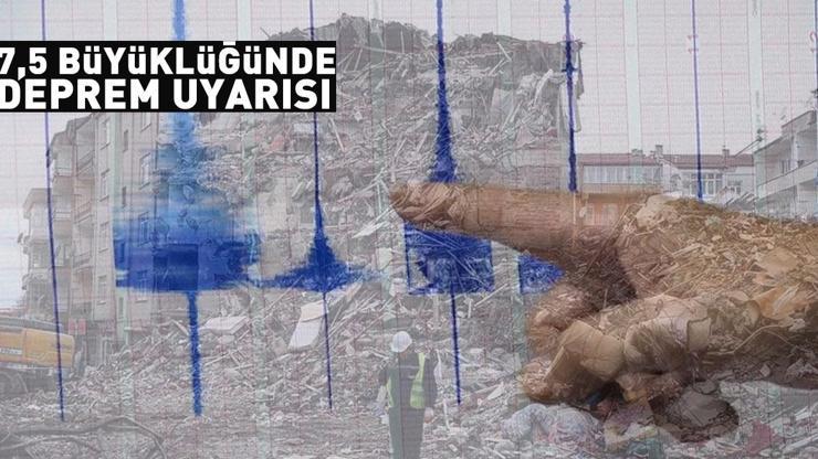 Rapor açıklandı, uzmanlar o şehrimizi uyardı:  7.5 büyüklüğünde deprem olabilir