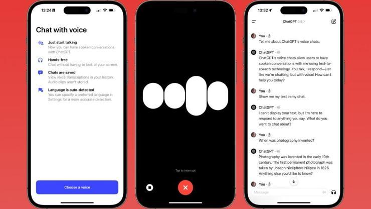 ChatGPT’nin sesli modu kullanıma sunuluyor