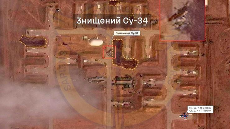 Ukrayna, Rusya üssünü vurdu: Su-34 uçağı imha edildi