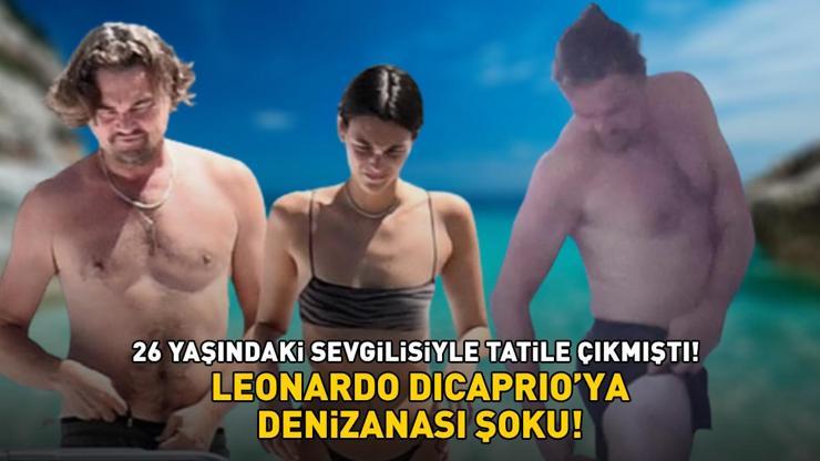 26 yaşındaki sevgilisiyle tatile çıkmıştı Titanicin Jacki Leonardo DiCaprio’ya denizanası şoku