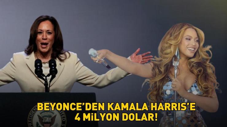 ABDde başkanlık yarışı Beyonceden Kamala Harrisin seçim kampanyasına 4 milyon dolar bağış