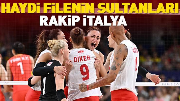 Filenin Sultanları yarı finale çıkıyor Gözler Türkiye - İtalya yarı final mücadelesinde