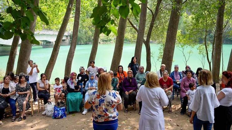 Kadınlar Tarsus’un güzelliklerinde sporun tadını çıkardı