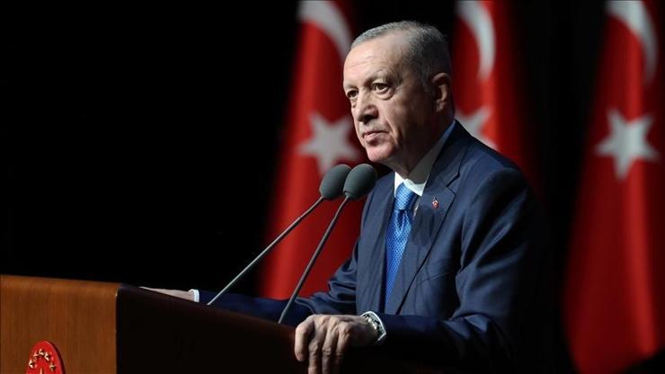 Cumhurbaşkanı Erdoğandan şehit ailesine taziye mesajı