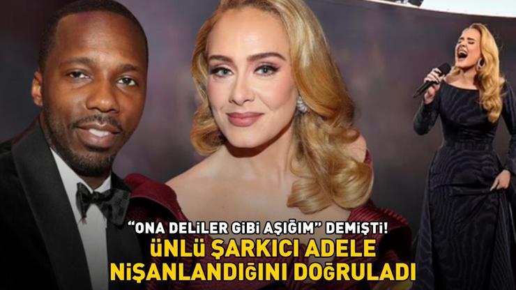 Ona deliler gibi aşığım demişti Adele, Rich Paul ile nişanlandığını doğruladı