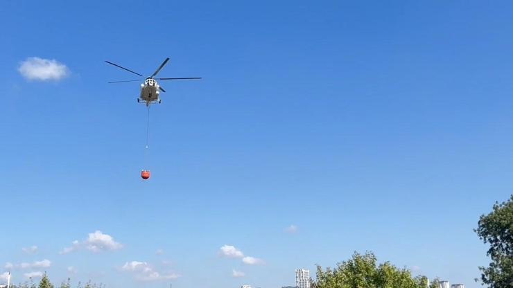 Avcılar’da ağaçlık alanda yangın Tren seferleri durduruldu