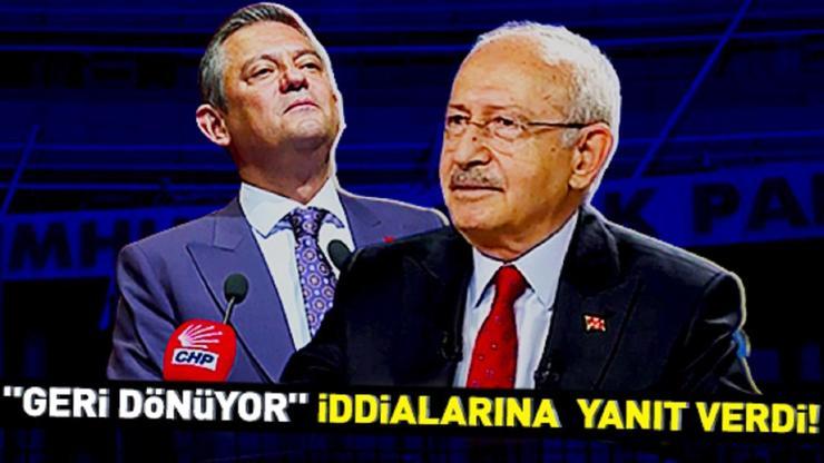 GERİ DÖNÜYOR iddialarına böyle yanıt verdi Kılıçdaroğlundan yeni hamle mi