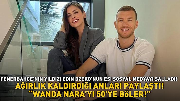 Fenerbahçenin Boşnak yıldızı Edin Dzekonun eşi Amra Dzeko sosyal medyayı salladı Wanda Nara’yı 50ye böler