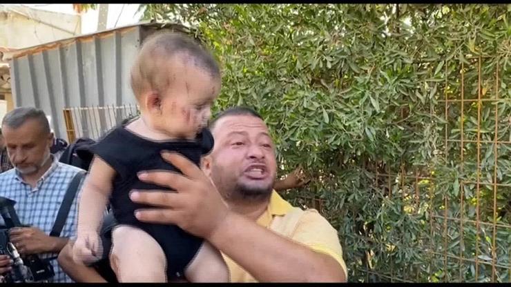 Video Haber | Gazzede katliam devam ediyor 3 aylık bebek tek başına kaldı