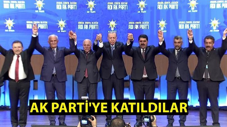 AK Partiye katılan belediye başkanları ve vekiller listesi