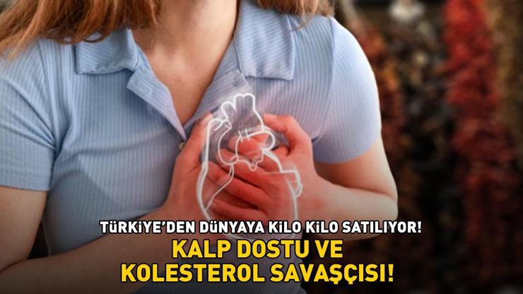 KALP DOSTU VE KOLESTEROL SAVAŞÇISI Türkiyeden dünyaya kilo kilo satılıyor Bağışıklık sistemini güçlendiriyor, kabızlığı önlüyor