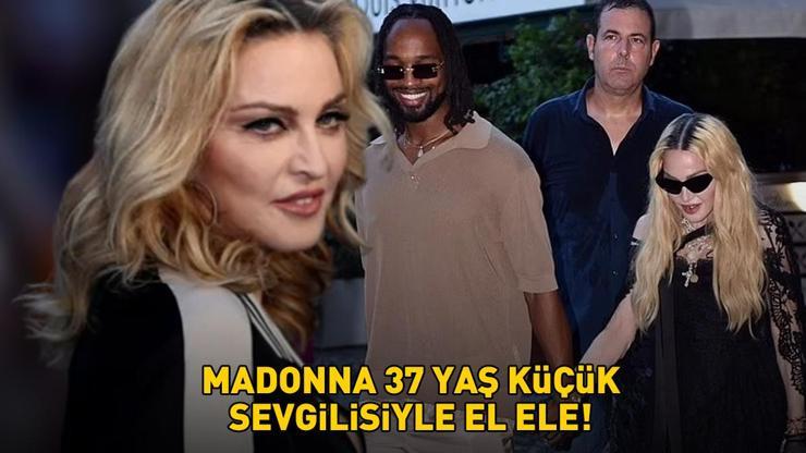 Madonna 37 yaş küçük sevgilisiyle el ele