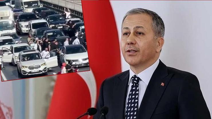 Bakan Yerlikaya, Gereği yapıldı diyerek duyurdu Trafik magandalarına gözaltı