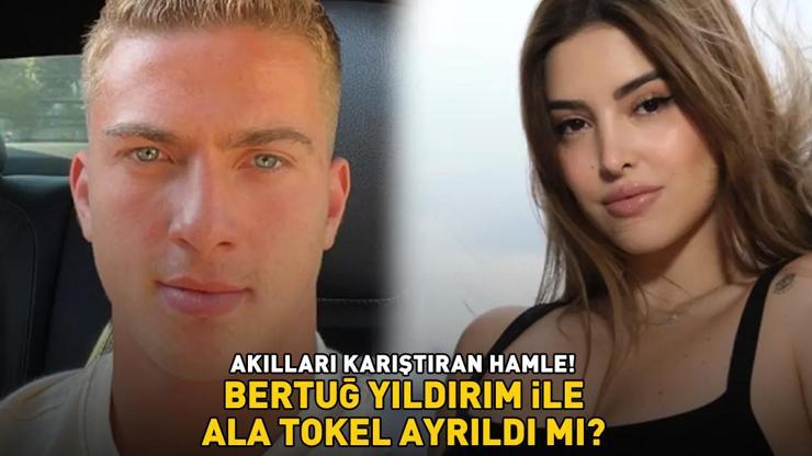 Milli futbolcu Bertuğ Yıldırım ile Ala Tokel ayrıldı mı AKILLARI KARIŞTIRAN HAMLE