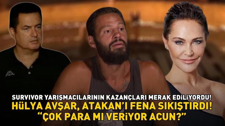 Hülya Avşar, Survivor Atakanı fena sıkıştırdı Çok para mı veriyor Acun Ilıcalı size ne yapıyor