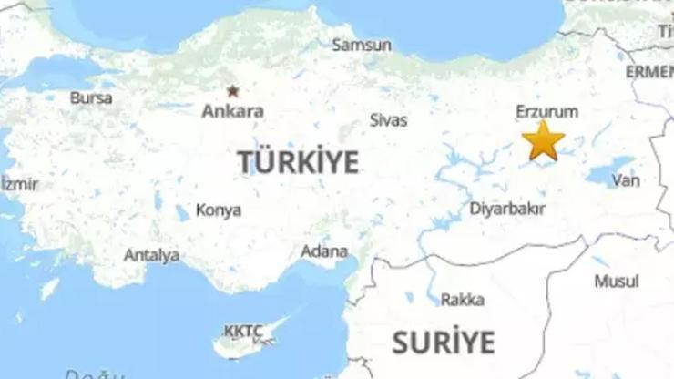 Muş Vartoda 3.6 büyüklüğünde korkutan deprem