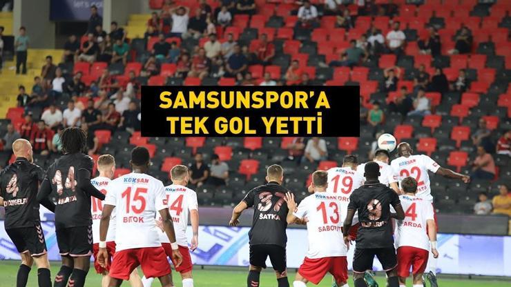 Samsunspor, Gaziantep’te kazandı