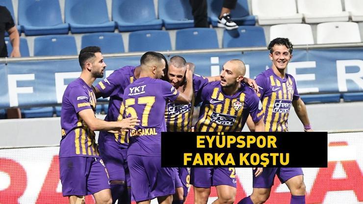 Eyüpspor, ilk galibiyetini farklı aldı