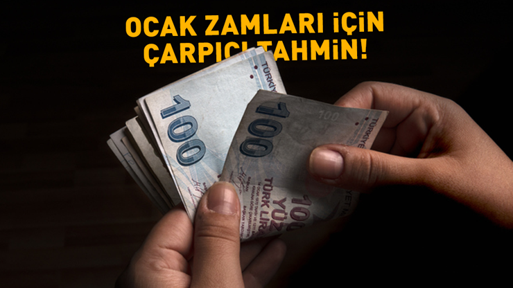 Ocak zamları için çarpıcı tahmin Memur ve emekliye 3 hesap SGK ve Bağ-Kur emeklisindeki yeni beklentiler...