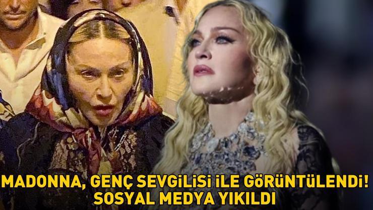 Popun Kraliçesi Madonna 38 yaş küçük sevgilisiyle görüntülendi Sosyal medya yıkıldı: Fena çökmüş