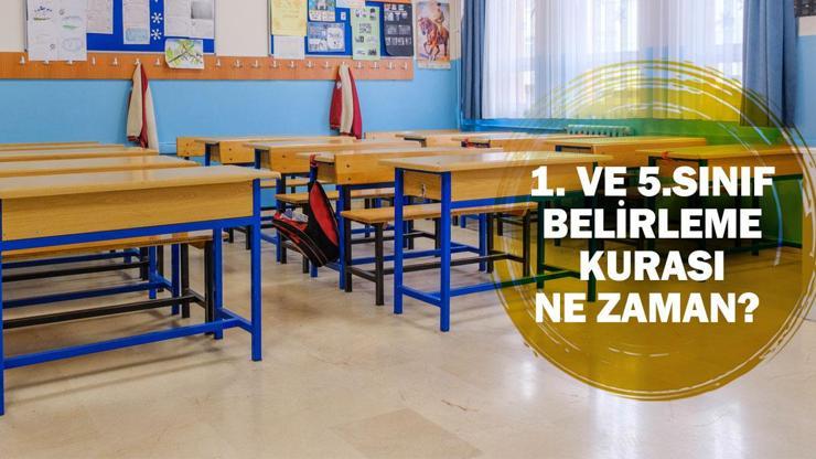 1. ve 5. SINIF ŞUBE BELİRLEME KURA SONUÇLARI e OKUL: İlkokul 1.sınıflar ve 5.sınıflar belli oldu mu