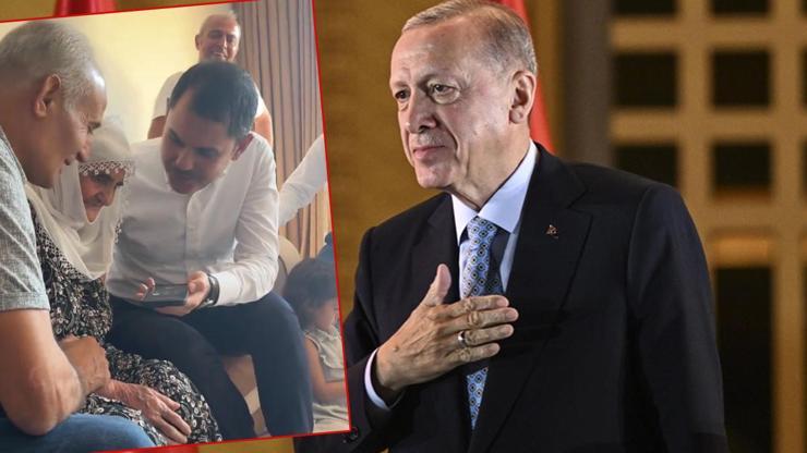 Cumhurbaşkanı Erdoğan depremzede aile ile telefonda görüştü