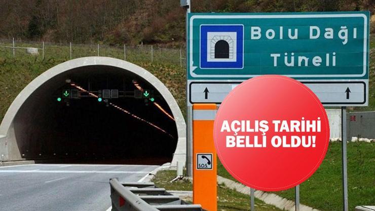 Bolu Tüneli ne zaman açılacak Bolu Dağı Tüneli açılış tarihi 2024