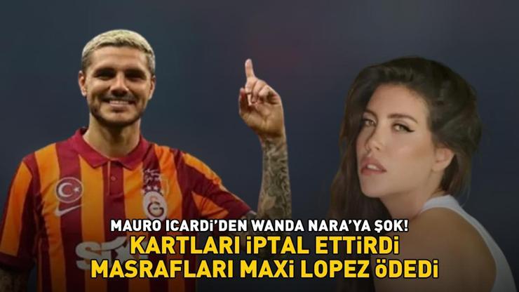 GALATASARAYIN YILDIZ GOLCÜSÜ ICARDİDEN WANDA NARAYA ŞOK Kartları iptal ettirdi, masrafları Maxi Lopez ödedi