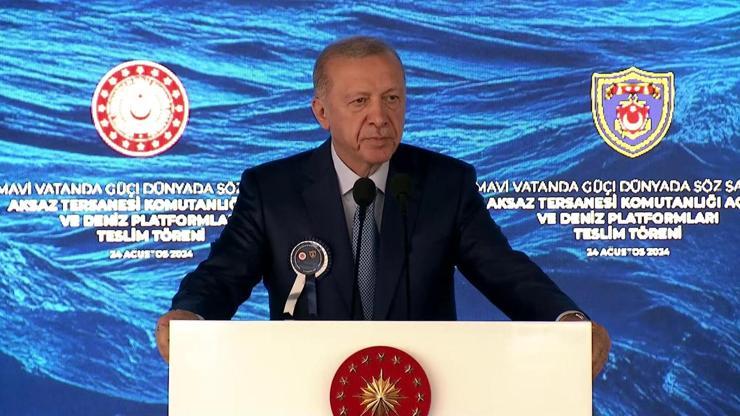 SON DAKİKA | Cumhurbaşkanı Erdoğan: Tüm dünyanın gözü üzerimizde Donanmamızın gücüne güç katacağız