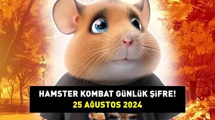 🐹 HAMSTER KOMBAT GÜNLÜK ŞİFRE - 25 AĞUSTOS 2024 Hamster Kombat günlük kombo kartları