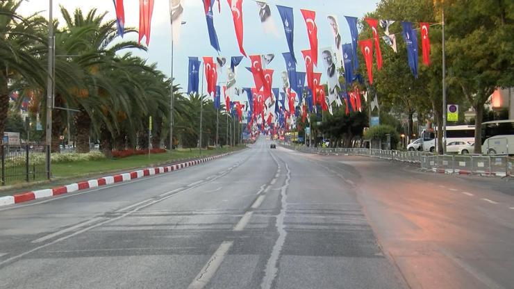 Vatan Caddesi 30 Ağustos provaları için trafiğe kapatıldı