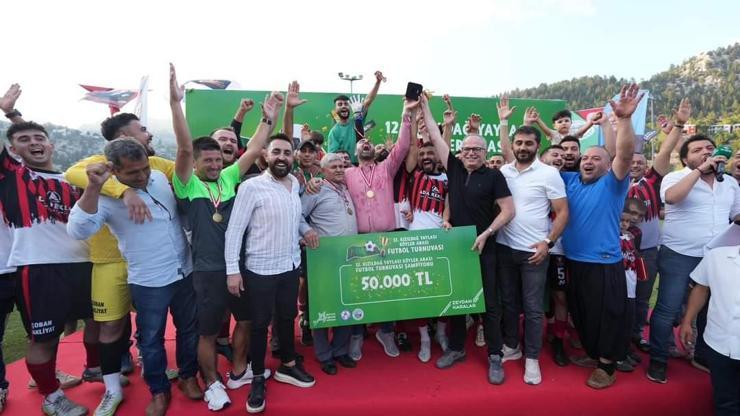 Kızıldağ Futbol Turnuvası'nın şampiyonu belli oldu