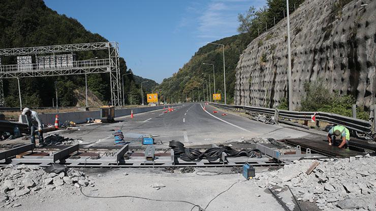 Bolu Dağı Tünelinde heyelan riskini ortadan kaldıracak çalışmalar sürüyor