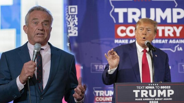 Başkanlık yarışından çekilip Trumpa desteğini açıklamıştı... Kennedyden flaş hamle